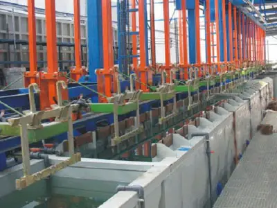 Steel pipe pickling and phosphating equipment