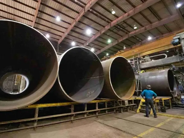 Medidas de control de calidad de soldadura de tubos de acero LSAW