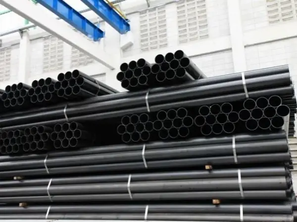 tubo de acero al carbono negro anticorrosión