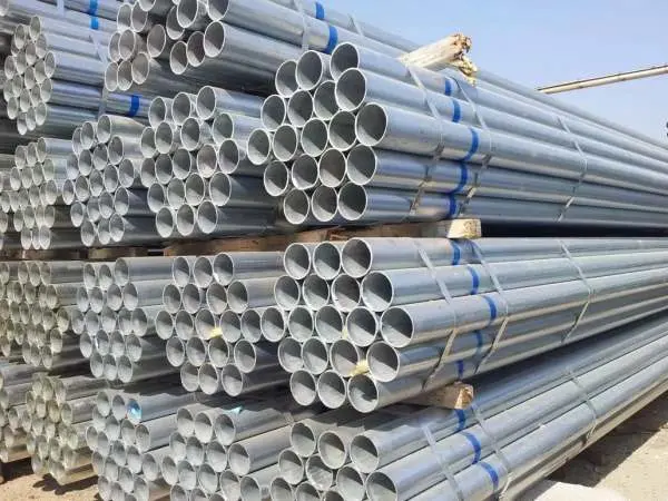 Tubos sin costura galvanizados en el campo de la construcción, tubos SML galvanizados en el campo de la construcción
