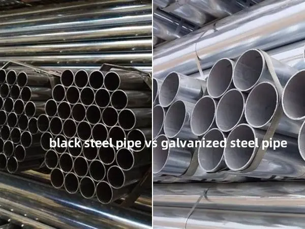 Tubo de acero negro vs. tubo de acero galvanizado